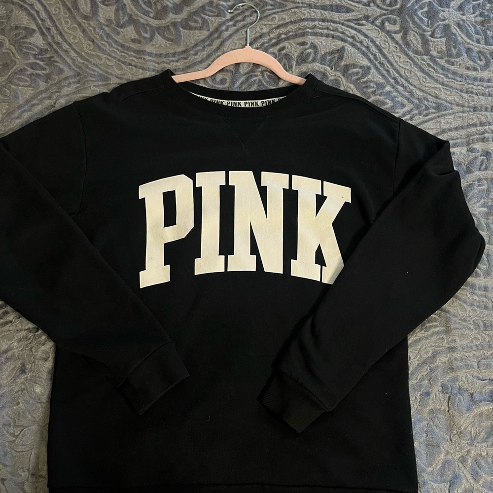 PINK Victoria's Secret Black Woman’s Sweater
